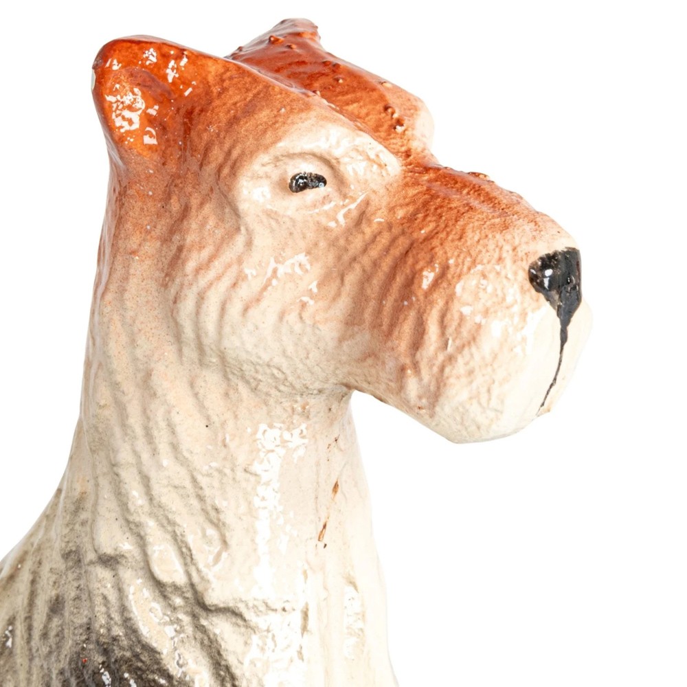 Stanton Updated Traditional White Jack Russell Terrier Bookends|