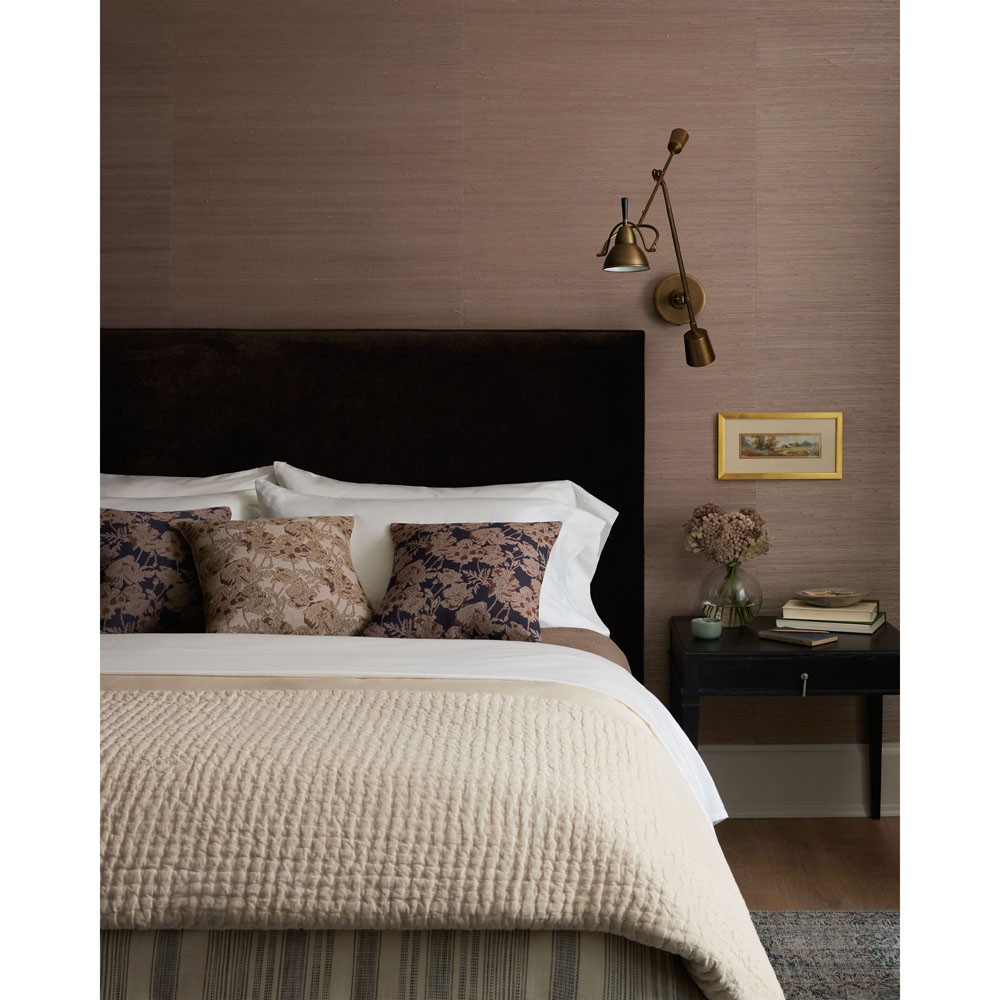 Matilda Updated Traditional Sage Floral Throw Pillow - 18x18|