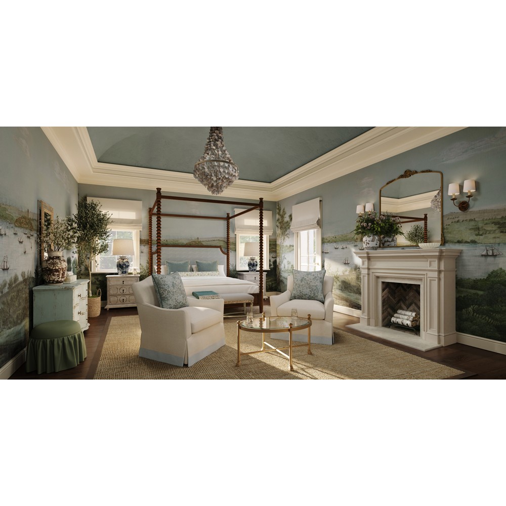 Elaria Updated Traditional Blue Floral Porcelain Jar Table Lamp|