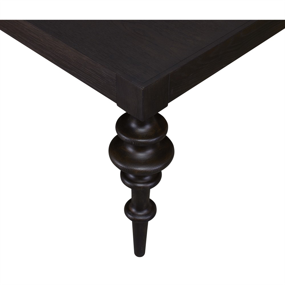 Century Cadence Updated Traditional Brown Oak Rectangular Coffee Table|