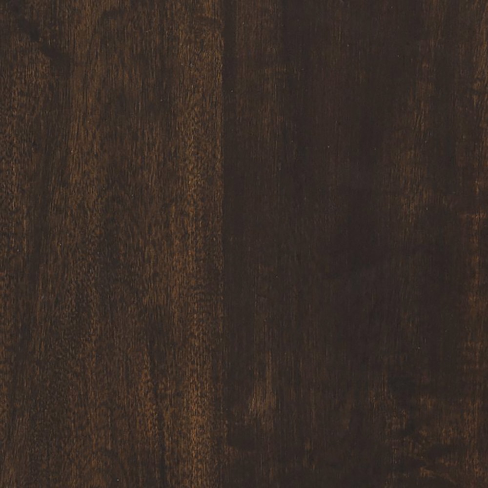 Addison Modern Classic Dark Brown Mahogany Round Side Table - 18"|