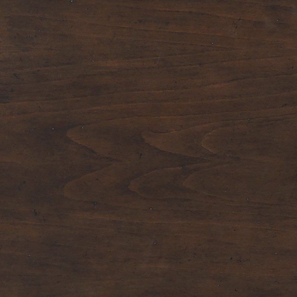 Bedford Updated Traditional Dark Brown Wood Round Side Table|