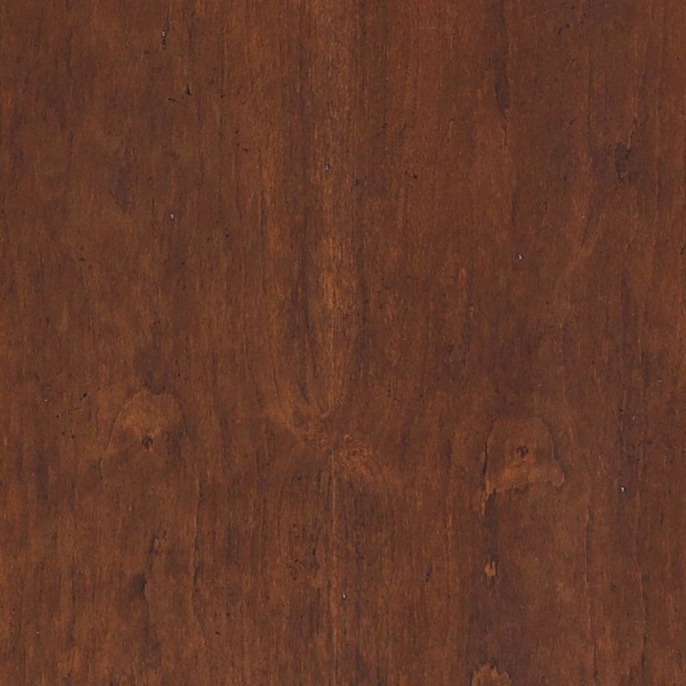 Marseille French Country Dark Brown Wood Round Side Table|