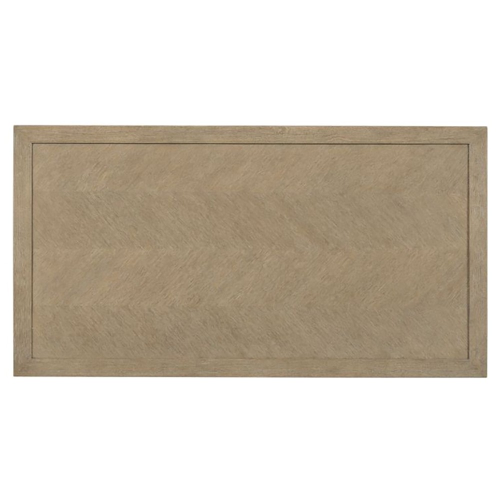 Summit Modern Classic Vintage Brown Wood Rectangular Coffee Table|