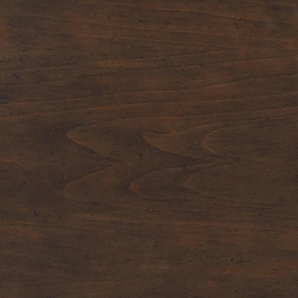 Wellington French Country Dark Brown Wood Oval Side Table|