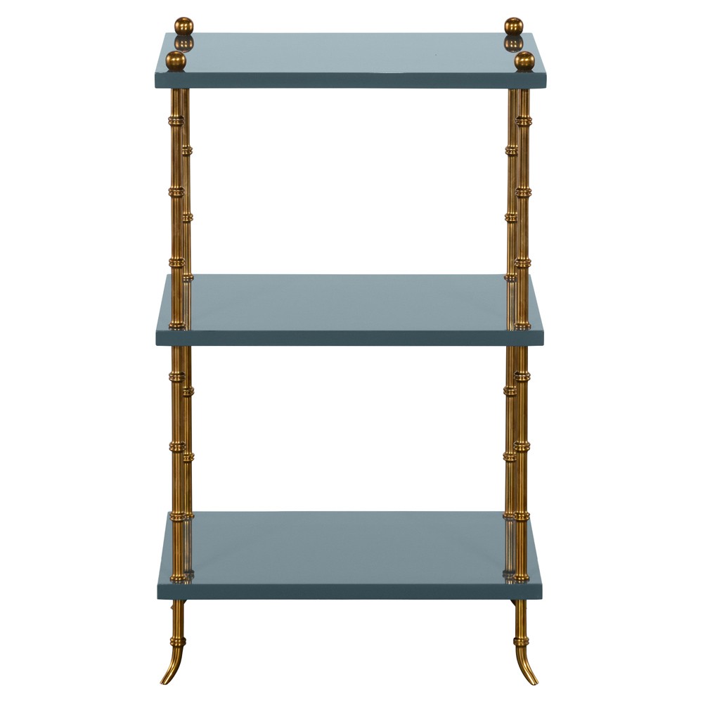 Hallings Updated Traditional Harbour Wood Rectangular Side Table|