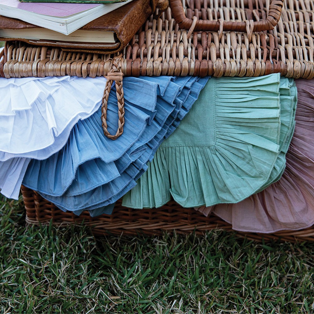 Juliska Mademoiselle French Country Chambray Napkin - Set of 4 | Kathy ...