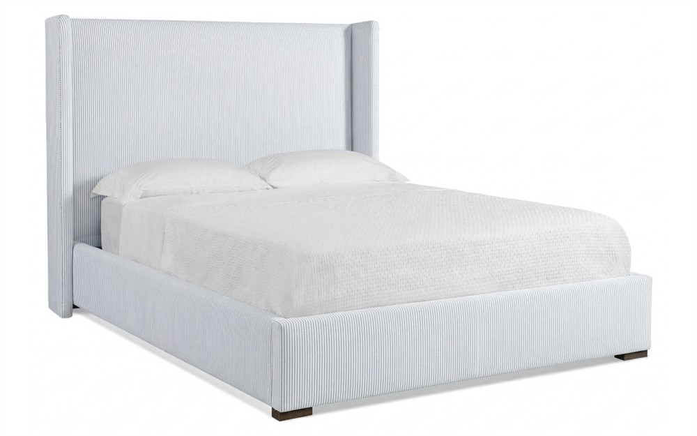 Rhodes Sea Breeze Sunbrella Interiors Stripe Bed - Queen|