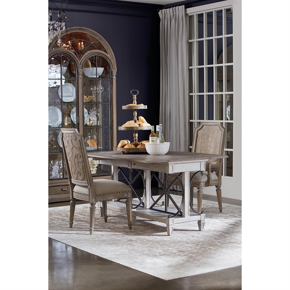 Maxwell Updated Traditional Brown Wood Dining Chair - Set of 2|