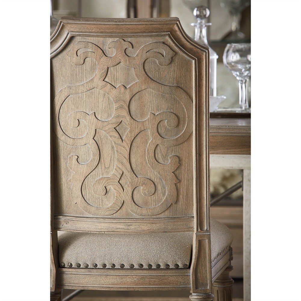 Maxwell Updated Traditional Brown Wood Dining Chair - Set of 2|