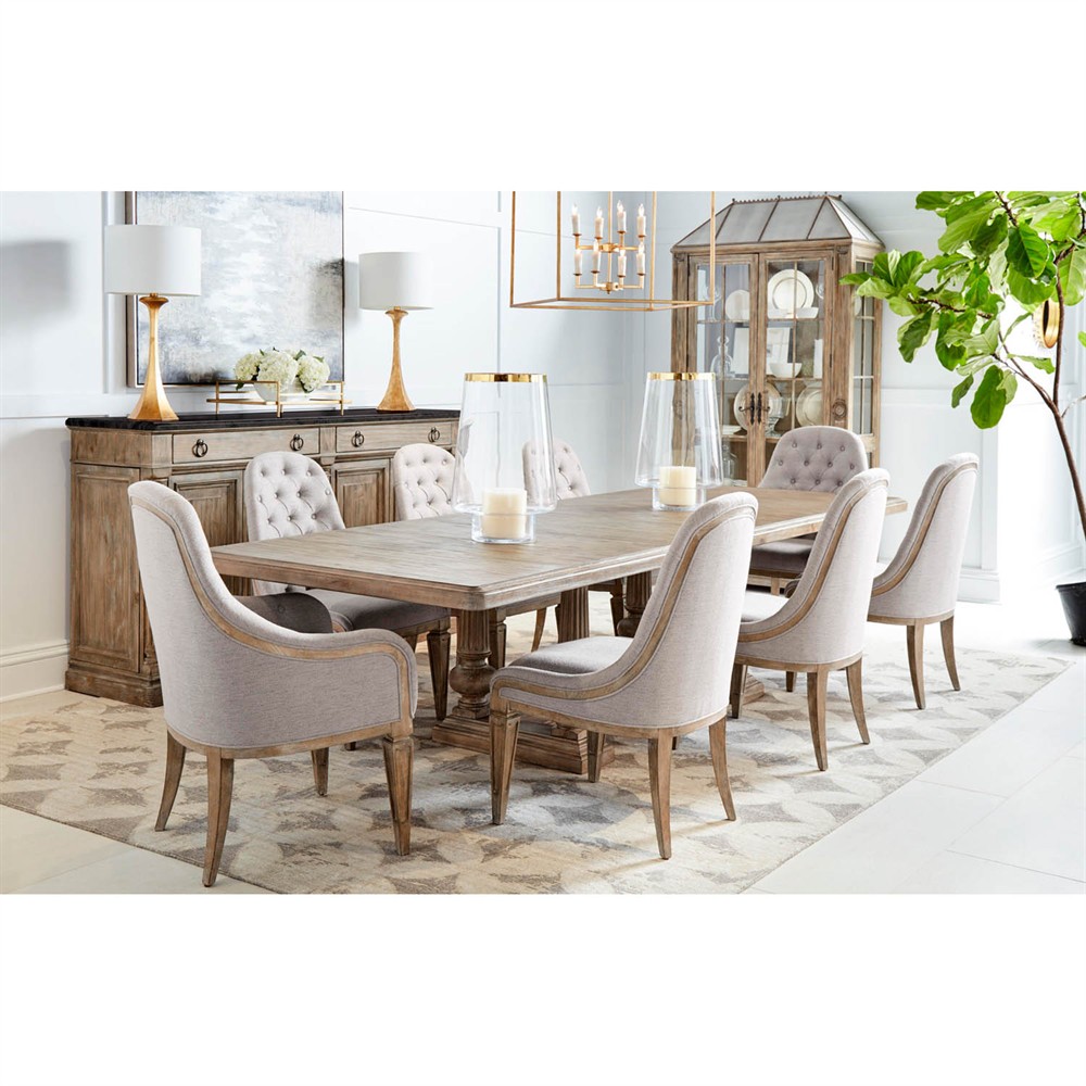 Massimo Updated Traditional Brown Pine Wood Display Cabinet|