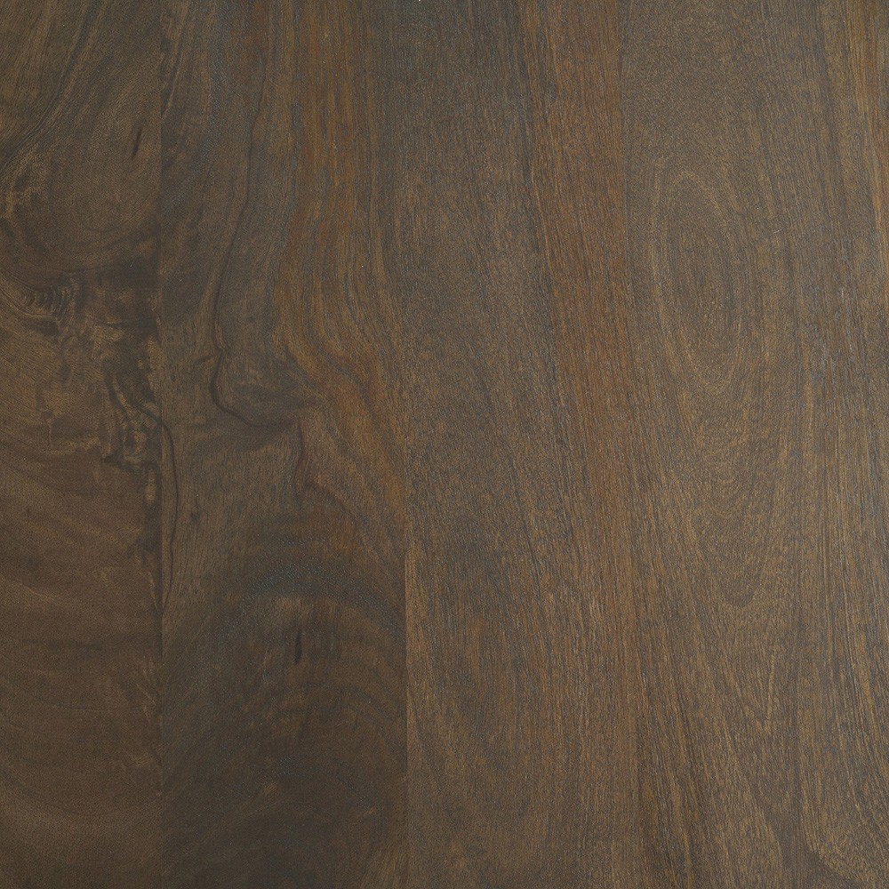 Delphia Coastal Dark Brown Wood Woven Rope Square Coffee Table|