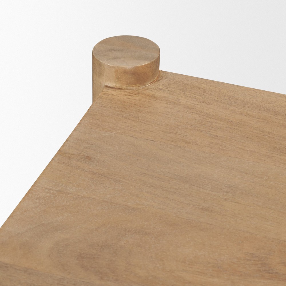 Joffrey Updated Traditional Brown Wood Media Cabinet - 72"|