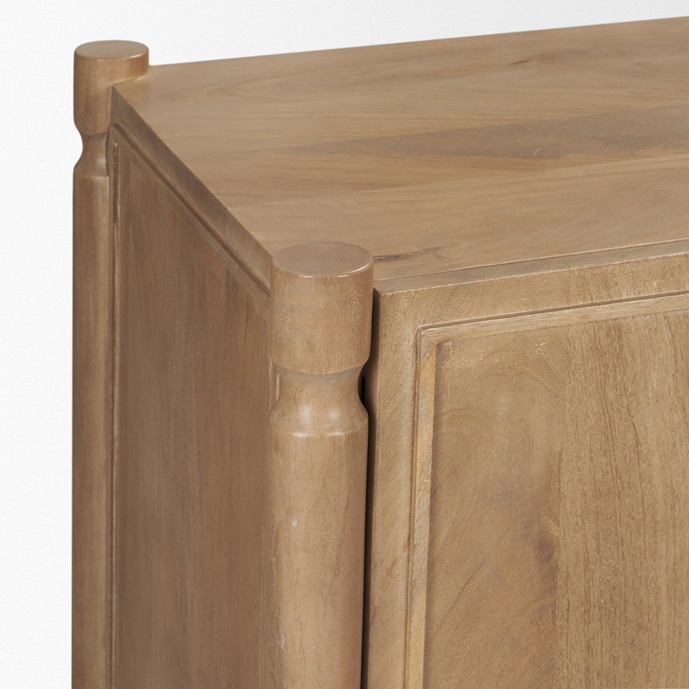 Joffrey Updated Traditional Brown Wood Sideboard|