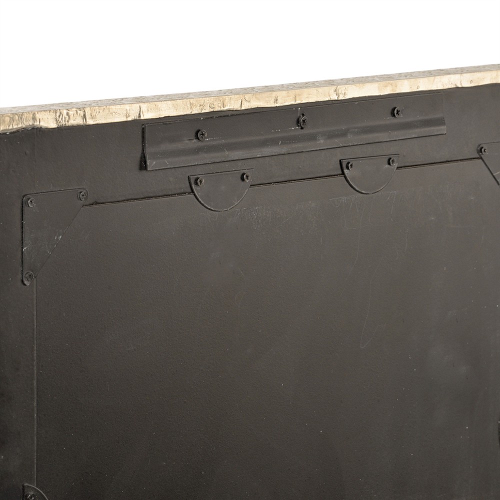 Nilo Updated Traditional Silver Wood Rectangular Wall Mirror|