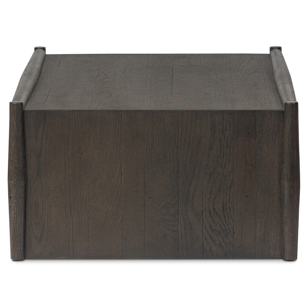 Genesis Rustic Lodge Black Oak Rectangular Coffee Table|