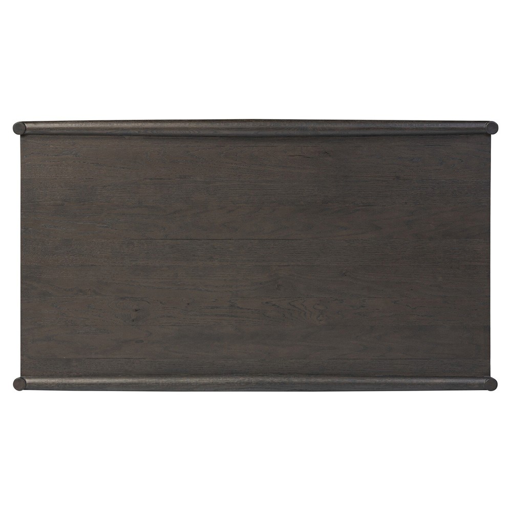 Genesis Rustic Lodge Black Oak Rectangular Coffee Table|