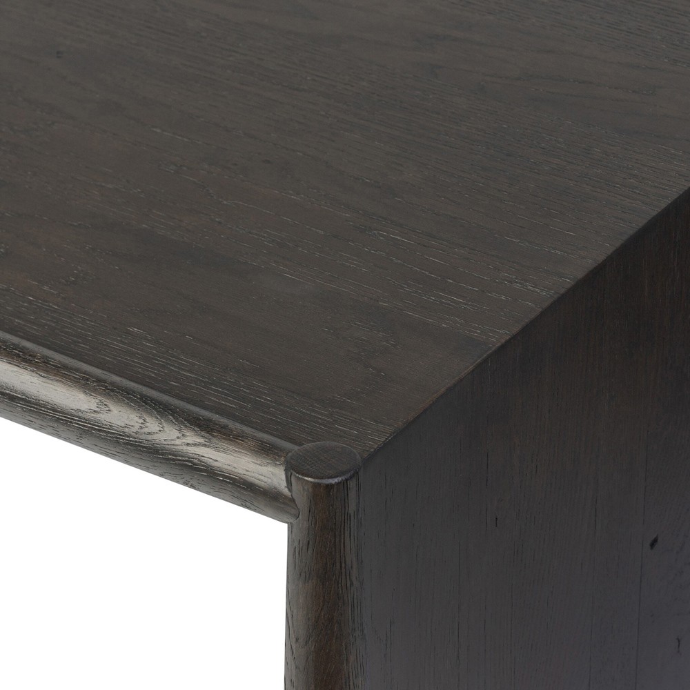 Genesis Rustic Lodge Black Oak Rectangular Coffee Table|