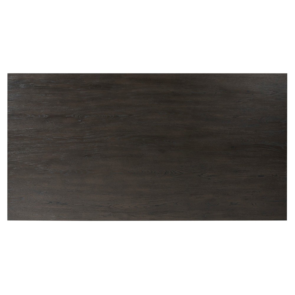 Jonathan Rustic Lodge Smoked Black Oak Rectangular Coffee Table|