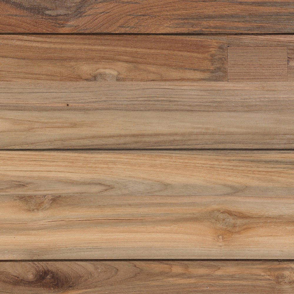 Stephie Light Brown Reclaimed Teak Rectangular Outdoor Dining Table - 118"|