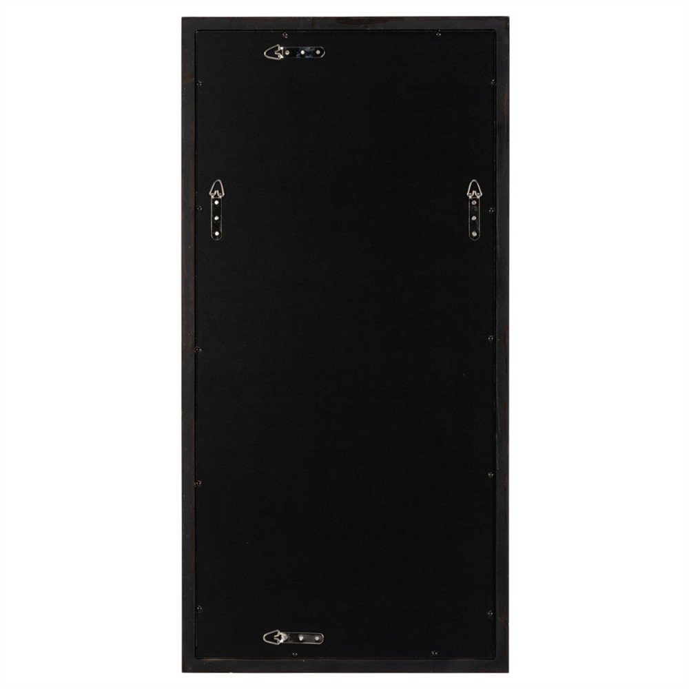 Vivienne Updated Traditional Antique Gold Rectangular Beveled Wall Mirror|