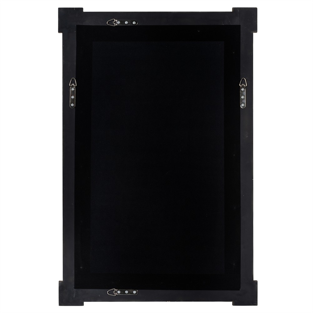 Anastasia Updated Traditional Gold Rivet Rectangular Wall Mirror|