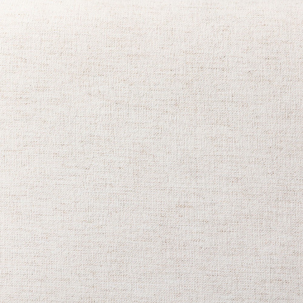 Jane Updated Traditional Cream Crypton Bronze Iron Rectangular Stool|