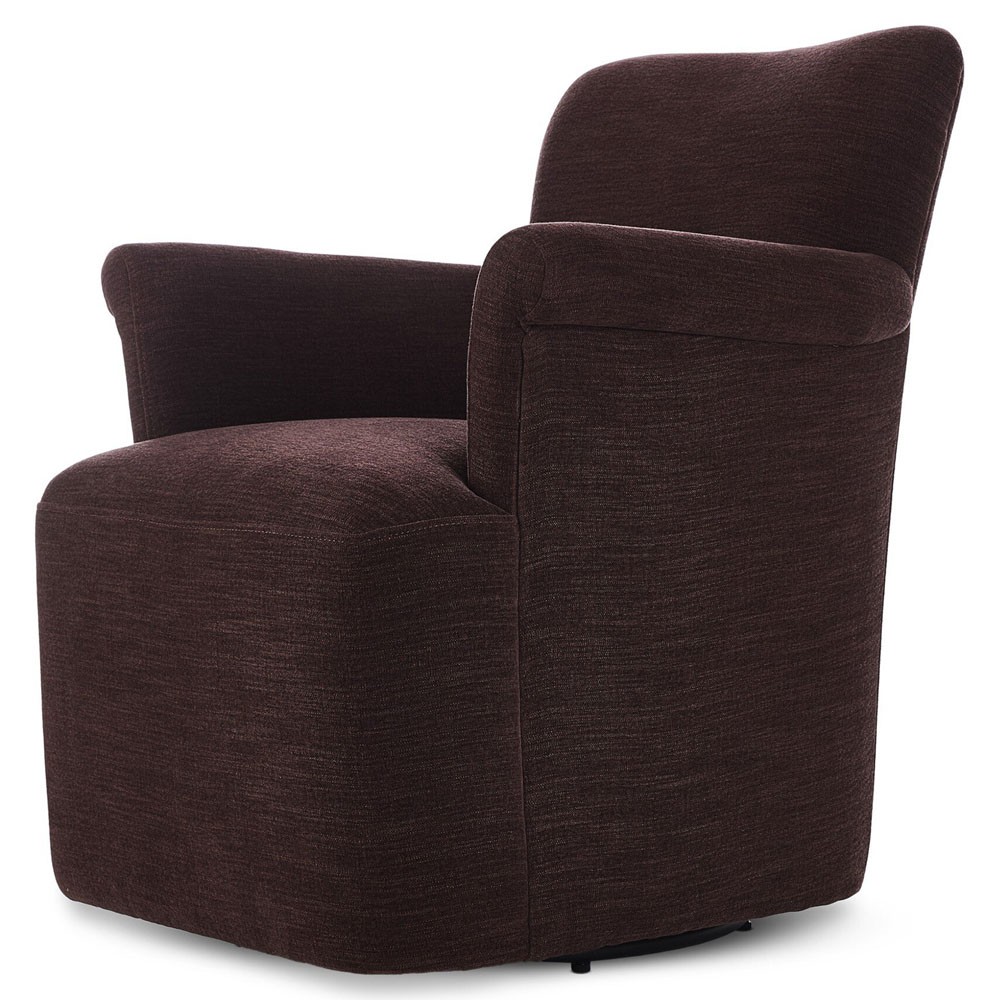 Camellia Laughlin Plum Swivel Chair|