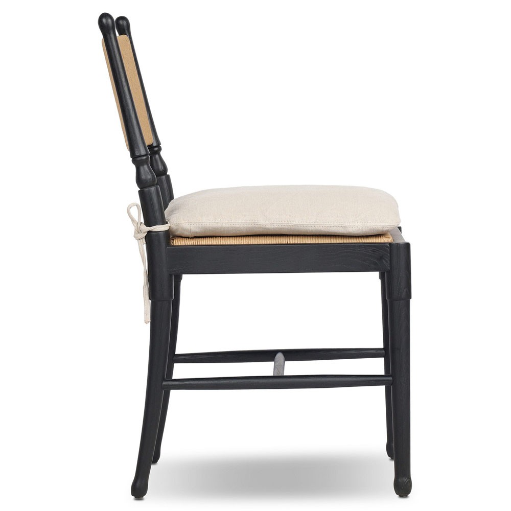 Fayth Broadway Dune Stained Black Ash Dining Chair|