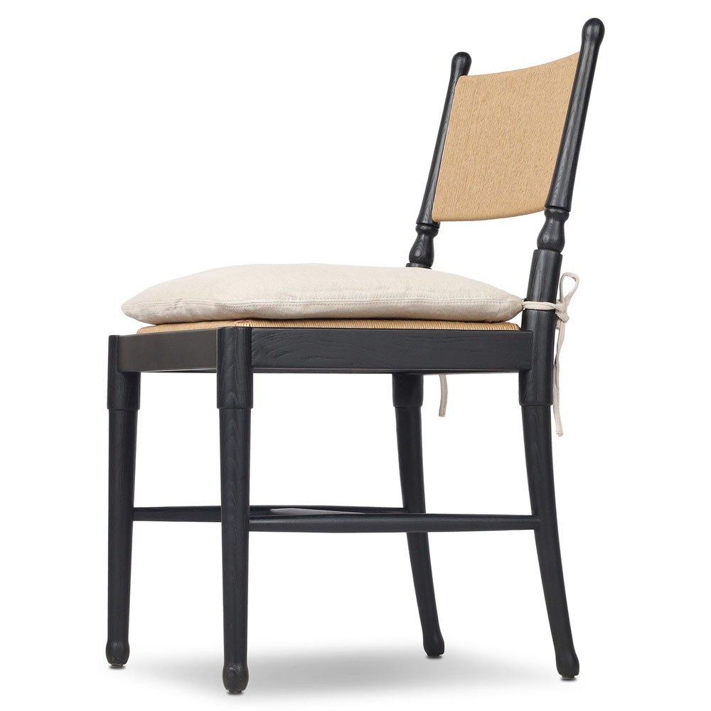 Fayth Broadway Dune Stained Black Ash Dining Chair|