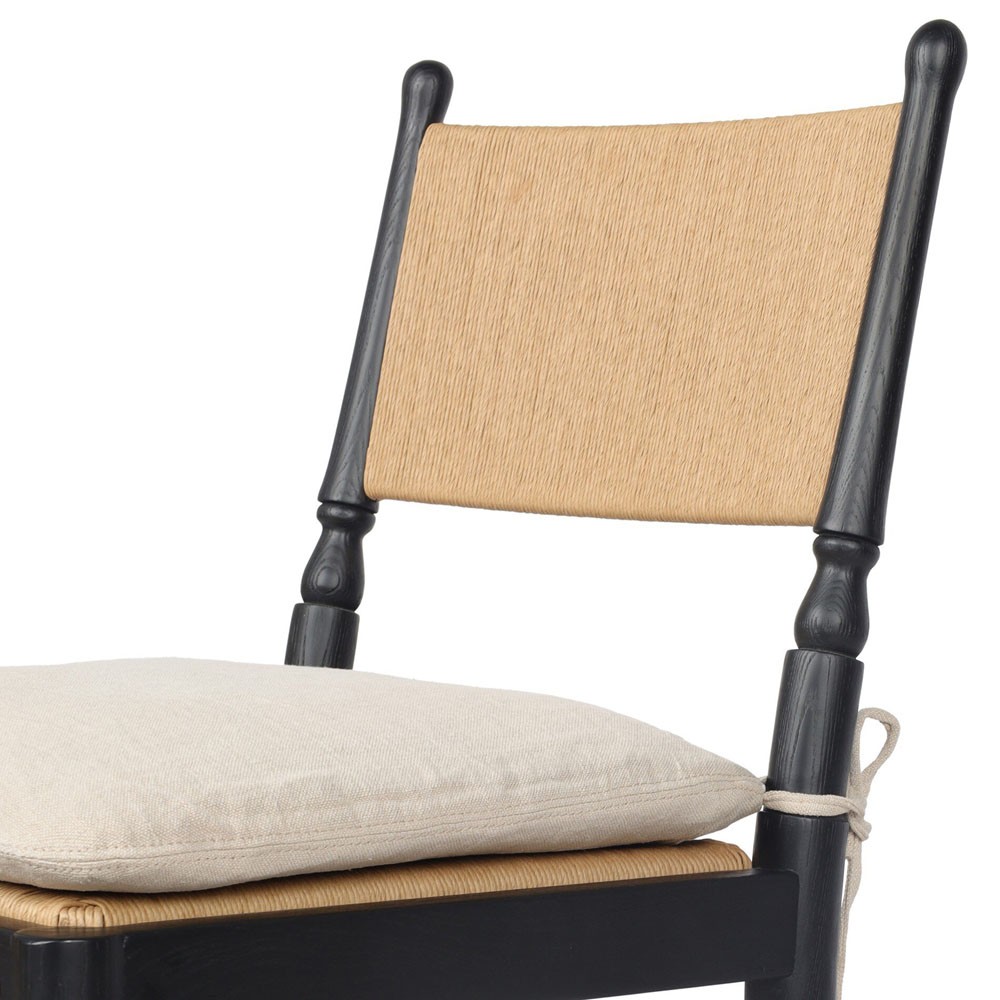 Fayth Broadway Dune Stained Black Ash Dining Chair|