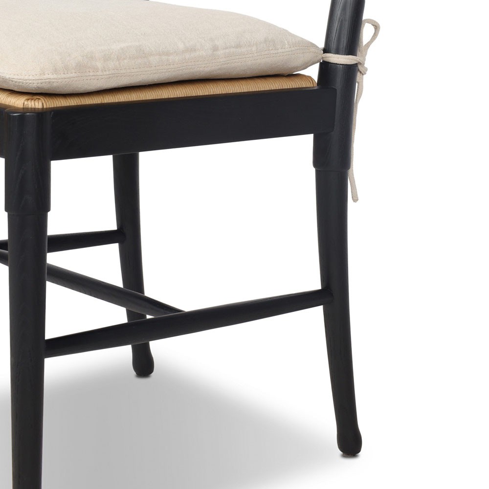 Fayth Broadway Dune Stained Black Ash Dining Chair|