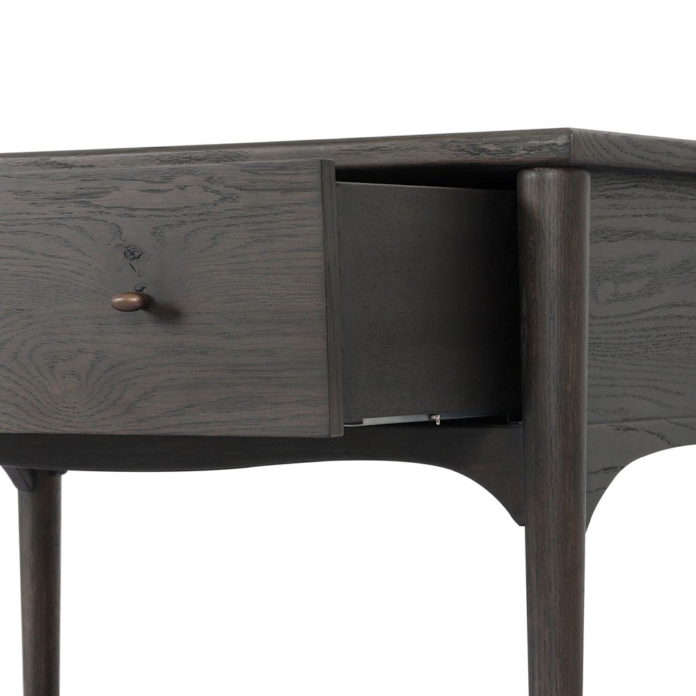 Lizzy Smoked Black Oak Nightstand|