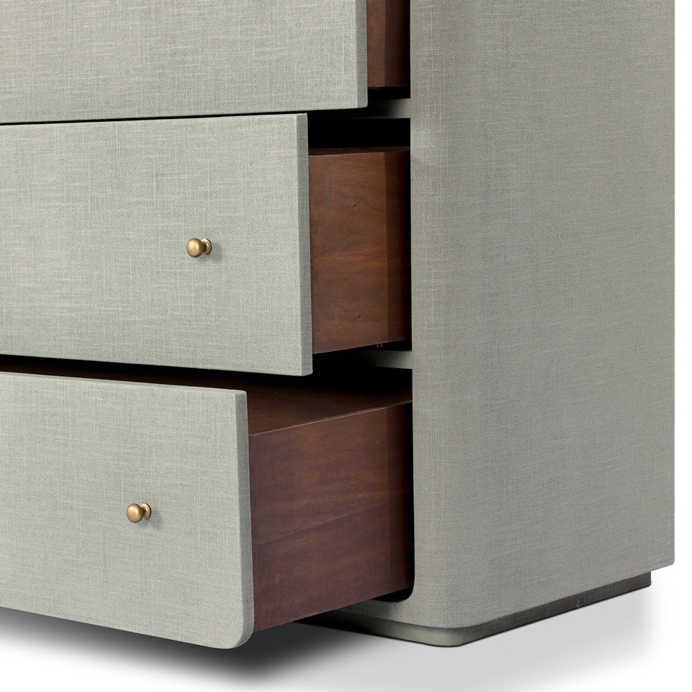 Paula Laurel Sage Linen Double Dresser|