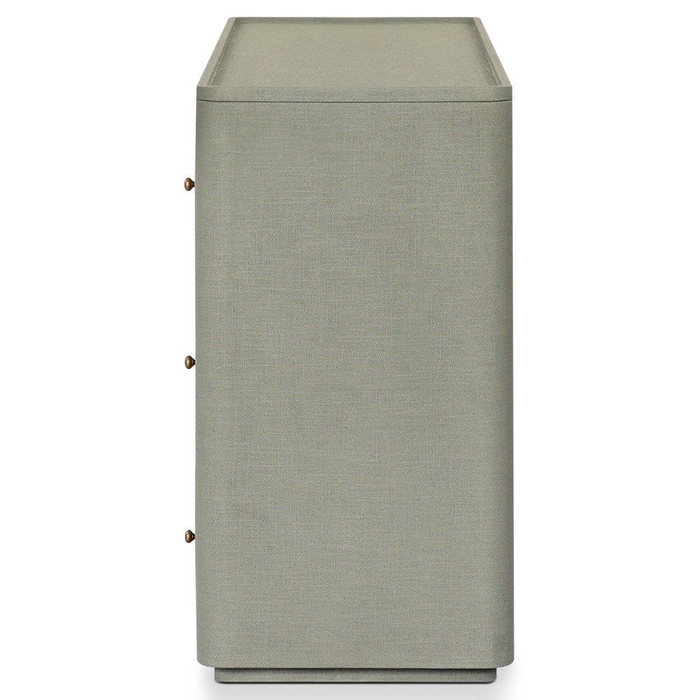 Paula Laurel Sage Linen Double Dresser|