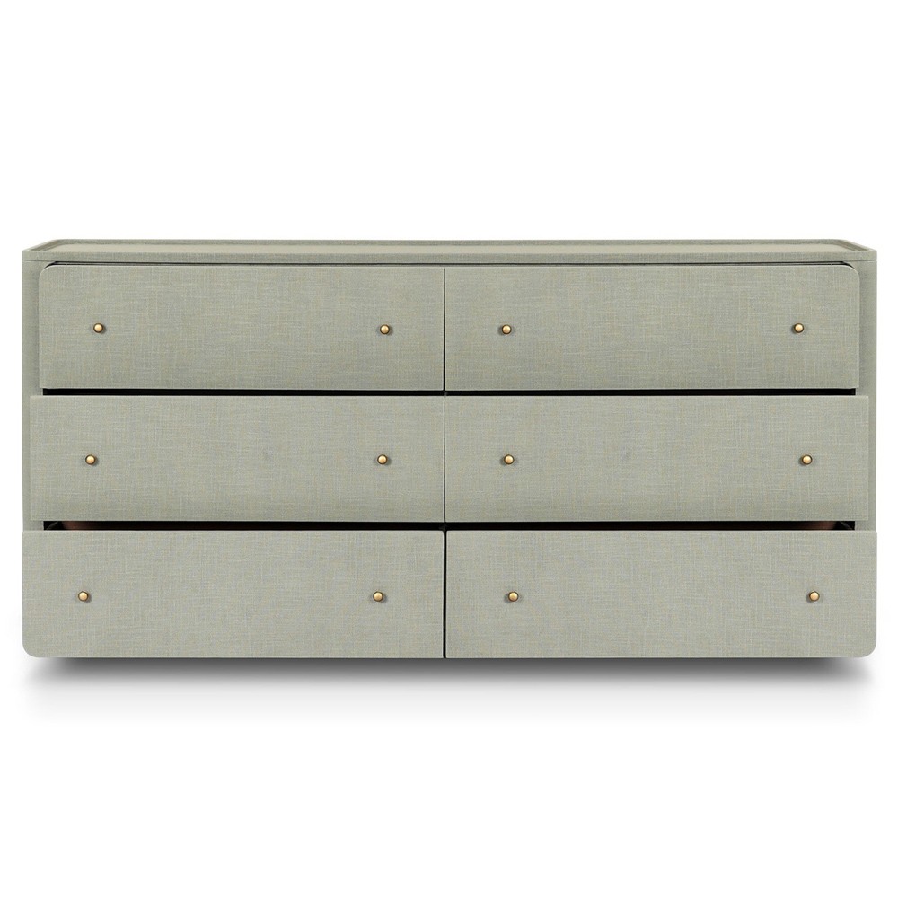 Paula Laurel Sage Linen Double Dresser|