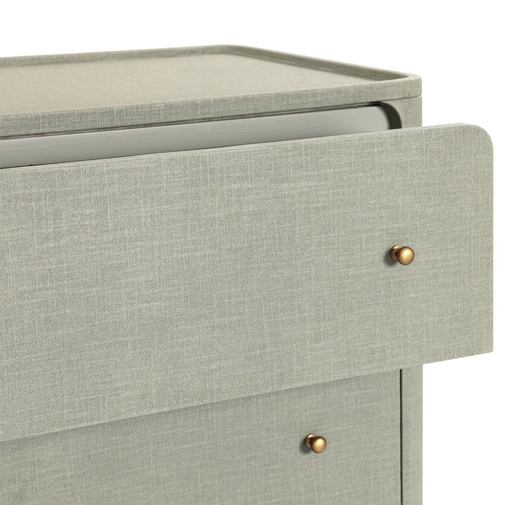 Paula Laurel Sage Linen Double Dresser|
