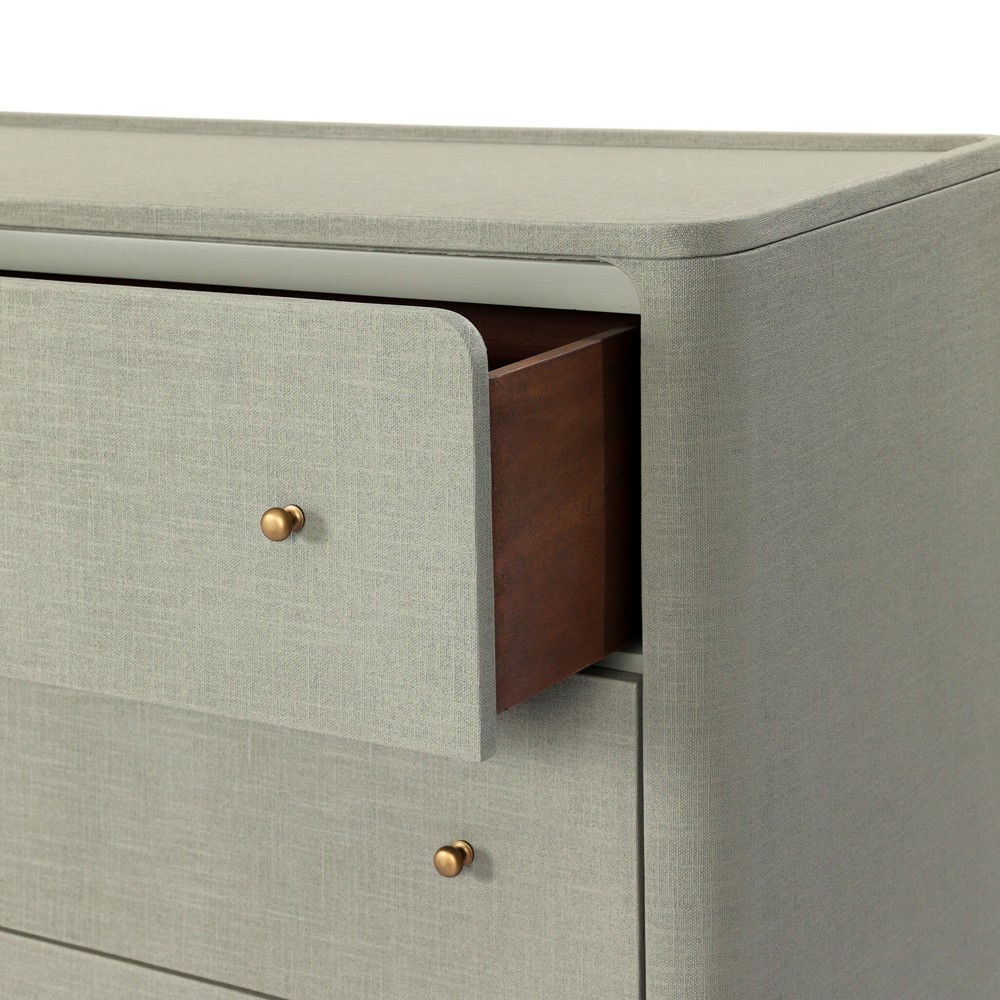 Paula Laurel Sage Linen Double Dresser|