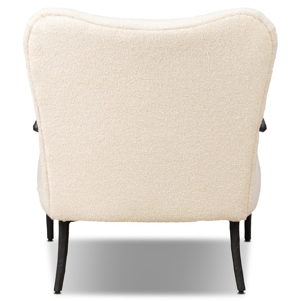 Tarah Crete Sand Arm Chair|