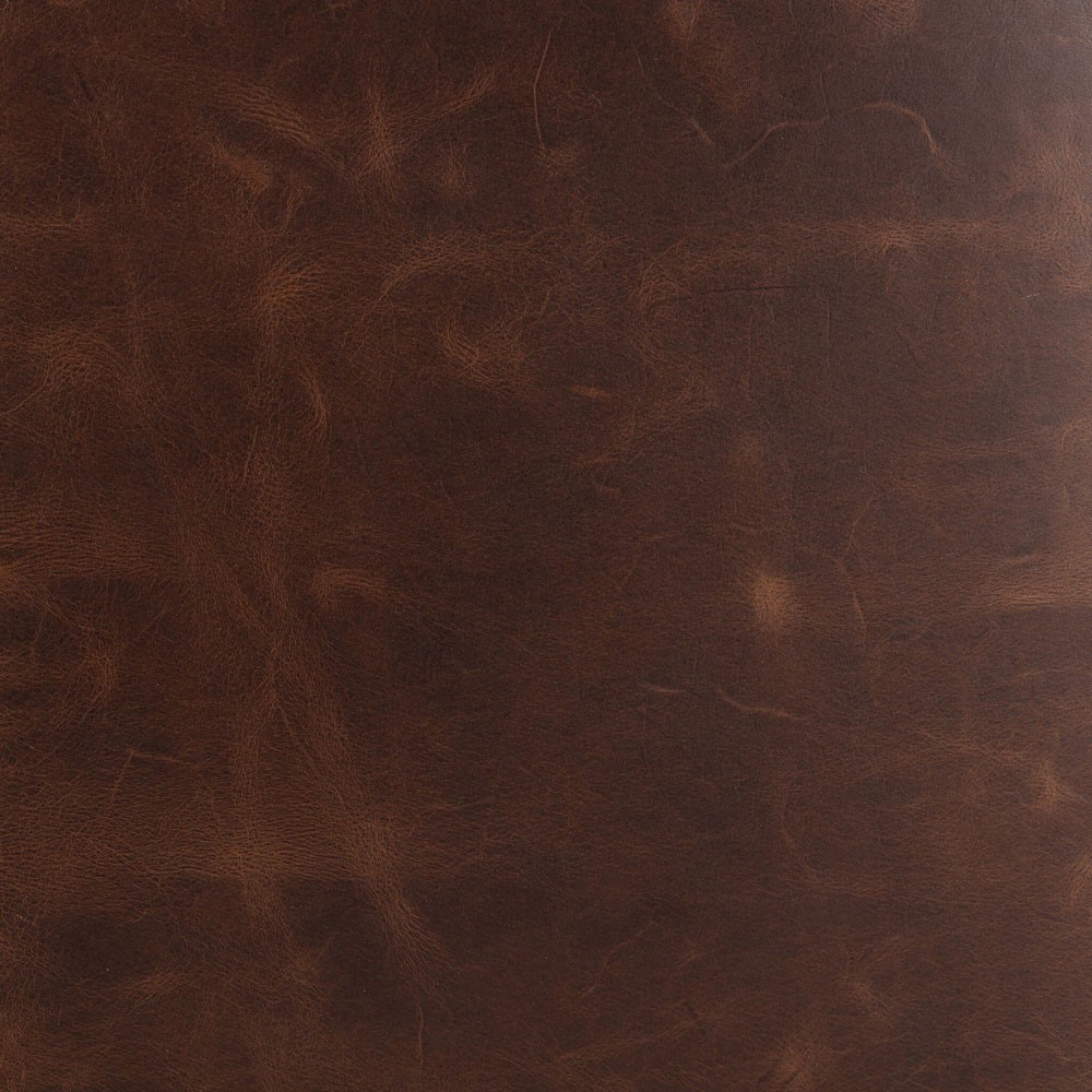 Paul Modern Classic Brown Leather Swivel Tufted Chair|