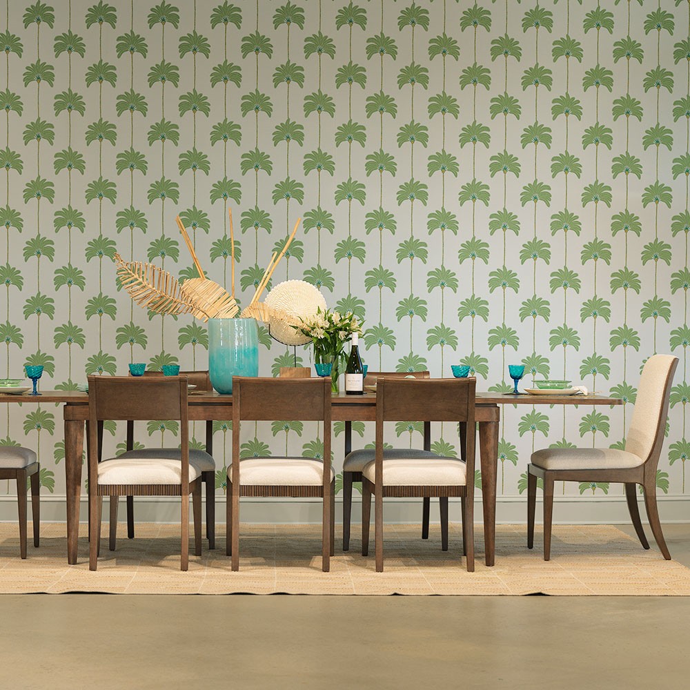 Laramie Modern Classic Brown Wood Extendable Rectangular Dining Table - 78-122"|