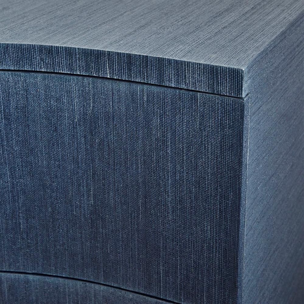 floral blue formal dress Vintage Stanley Style Faux Bamboo Nine Drawer Dresser Available for Custom  Lacquer – Hibiscus House main image 0