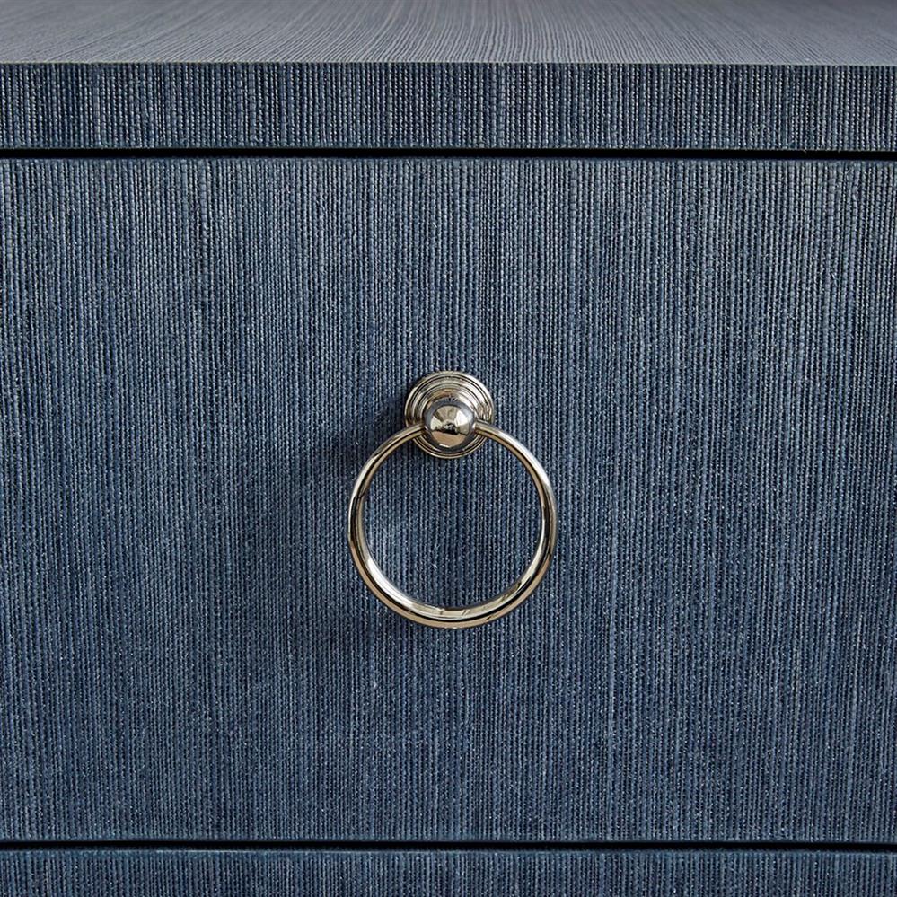 floral blue formal dress Rough Wood Blue Lacquer 2 Drawers Sideboard Credenza Table Cabinet ws3 –  Golden Lotus Antiques main image 0
