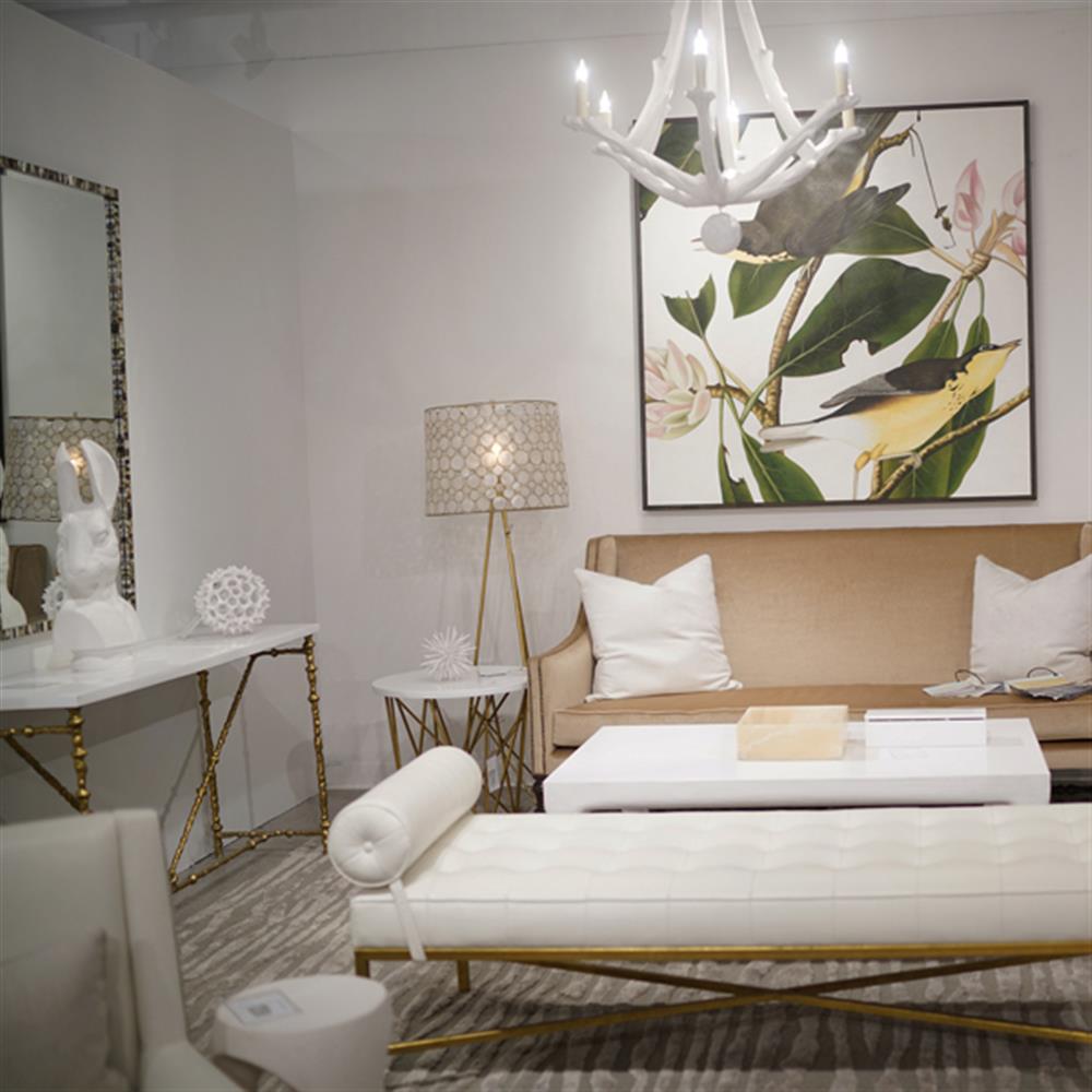 Modern Classic Fiver Rabbit White Animal Bust|