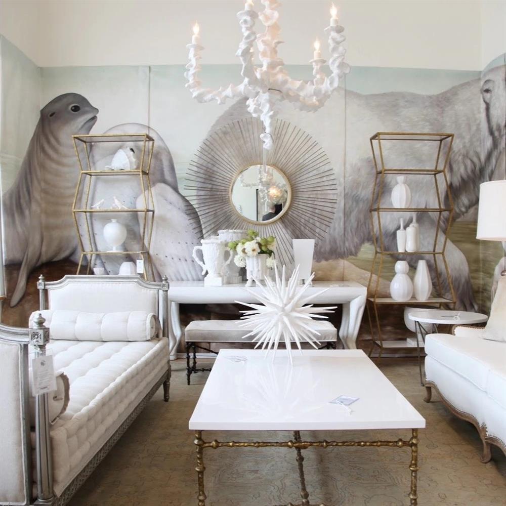 Oly Studio Klemm Global Bazaar White Resin Chandelier
