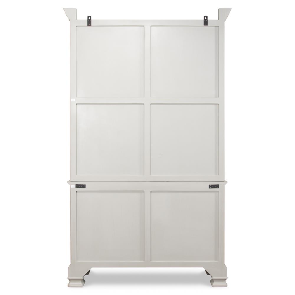 Rafaela French Country Grey Reclaimed Pine Wood Armoire|