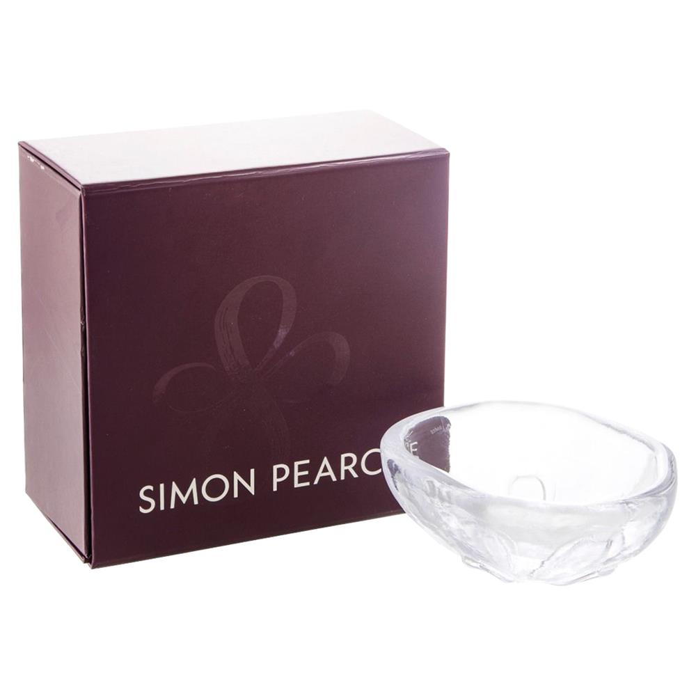 Simon Pearce Coastal Sand Dollar Glass Bowl|