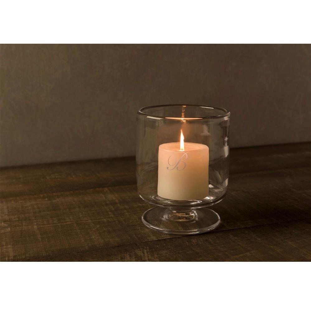 Simon Pearce Modern Classic Nantucket Glass Candle Holder - Medium|
