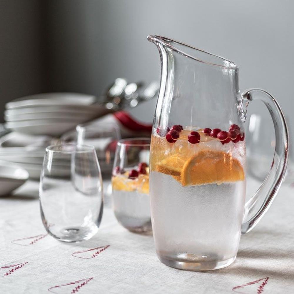 Simon Pearce Modern Classic Addison Glass Pitcher - Large|