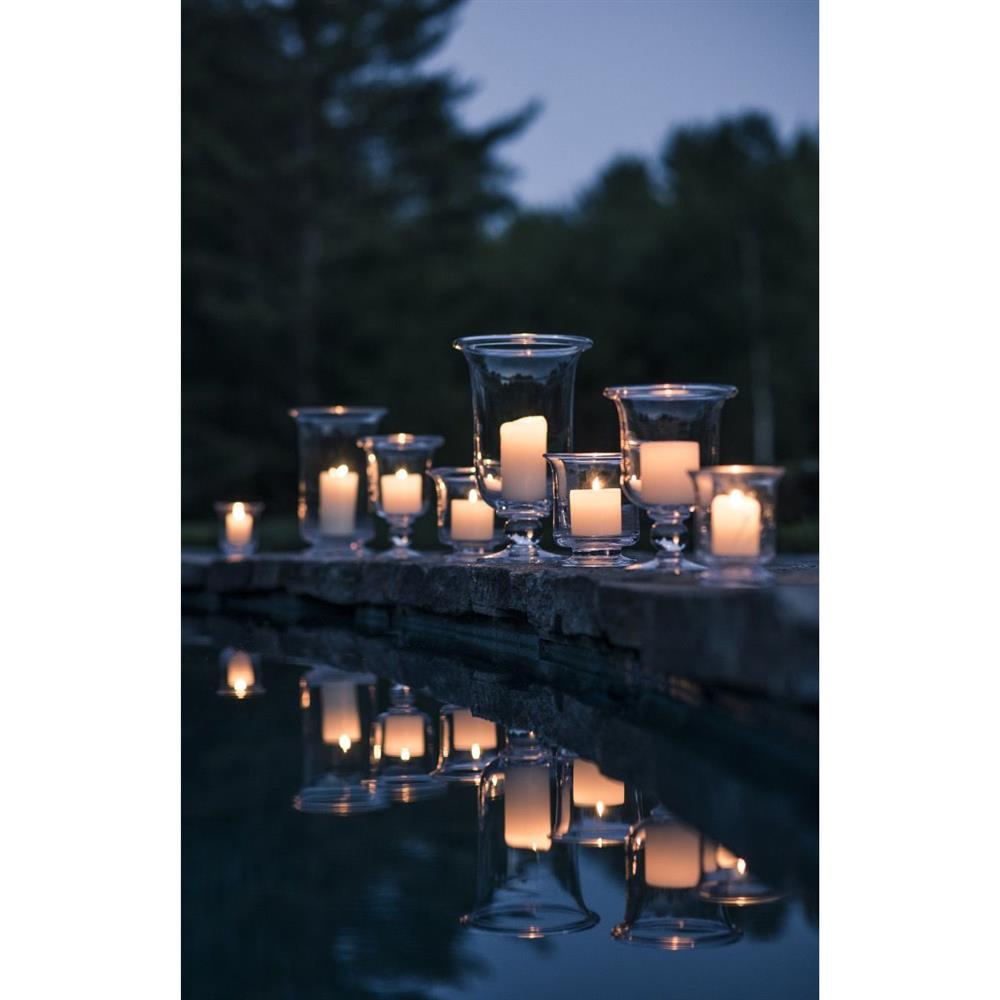 Simon Pearce Modern Classic Revere Glass Hurricane - Large|
